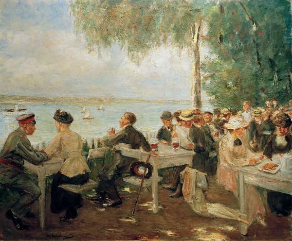 Gartenlokal an der Havel-Nikolskoe 1916