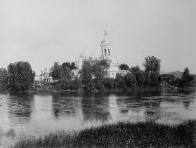Die Christ-Erlöser-Kathedrale (Messe-Kathedrale) in Nischni Nowgorod 1896