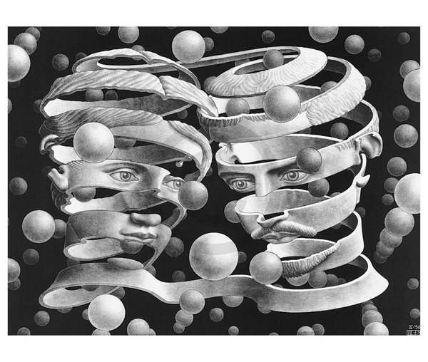Band ohne Ende - (ESE-22) von M.c. Escher