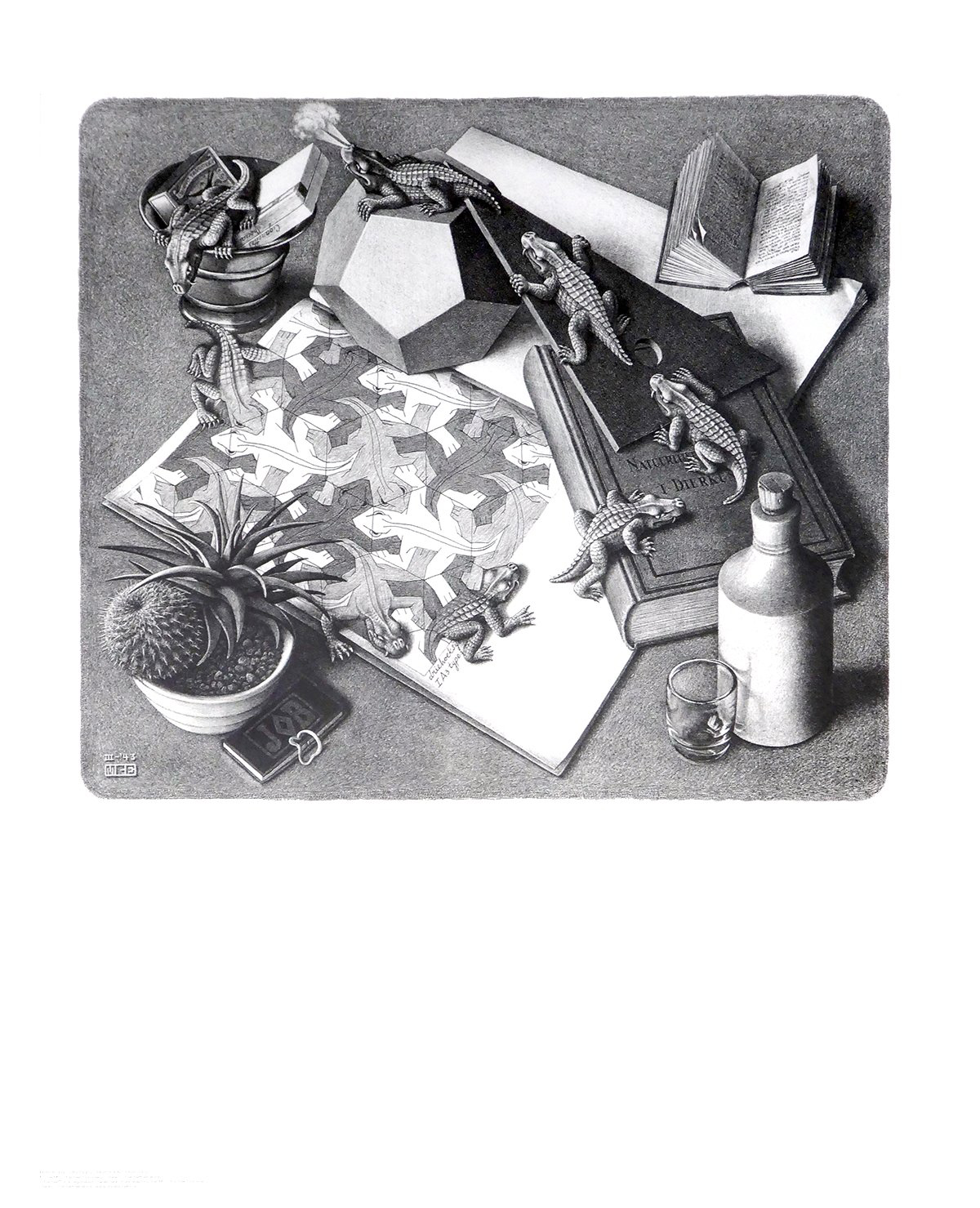Reptilien  - (ESE-02) von M.c. Escher