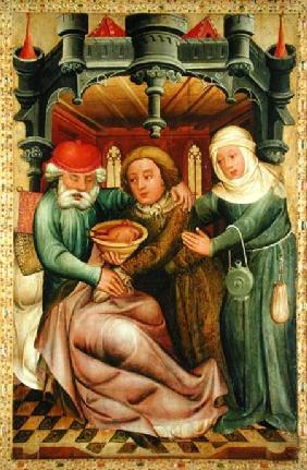 The Stolen Blessing from the High Altar of St. Peter's in Hamburg, the Grabower Altar 1383