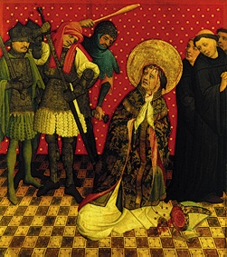 Thomas-Altar Der Martertod des heiligen Thomas von Canterbury. von Meister Francke