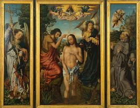Triptychon der Taufe Christi
