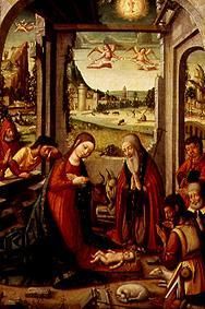 Die Geburt Christi. von Meister von Játiva, spanisch