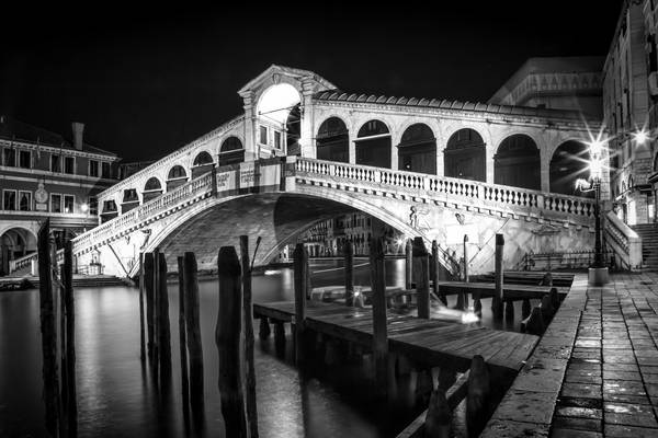 Rialtobrücke in Venedig von Melanie Viola