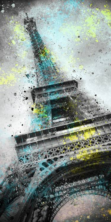 Stadt Kunst PARIS Eiffelturm III von Melanie Viola