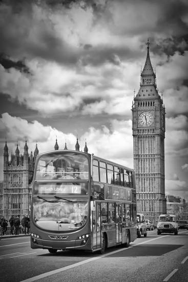 LONDON Houses of Parliament und Verkehr