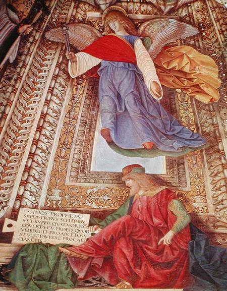 Amos and the Angel holding the pincers of the Passion, from the Sacristry of St. Mark von Melozzo da Forli