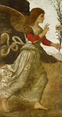 The Annunciating Angel Gabriel von Melozzo da Forli