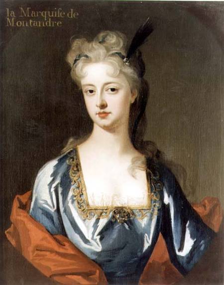 Portrait of Mary Anne Spanheim (1682-1772), wife of Francois de la Rochefoucauld, Marquis de Montand von Michael Dahl