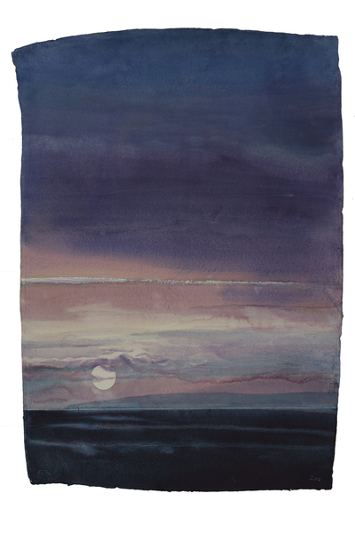 Sunset over Island von Michael Frith