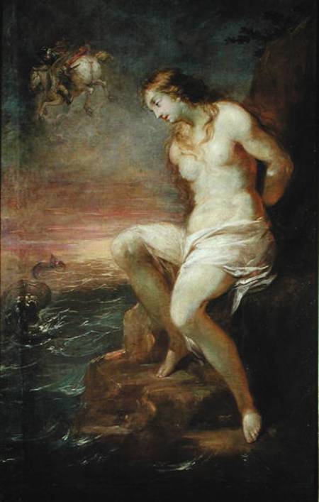 Perseus Rescuing Andromeda von Michael Leopold Willmann