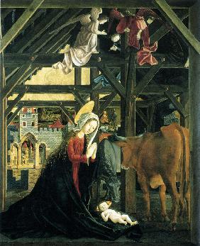 Weihnachten (Doppelflügelaltar in St. Wolfgang am Wolfgangsee) 1481