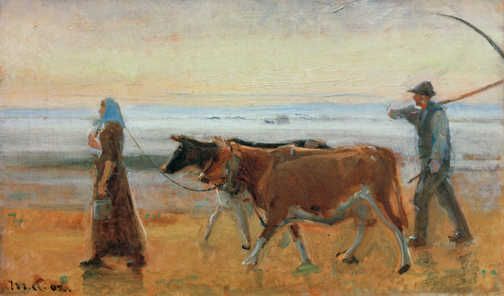 Die Kühe von Reiter-Sören von Michael Peter Ancher
