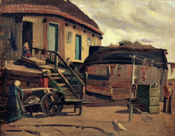 Fischer Jens Röntveds Haus von Michael Peter Ancher