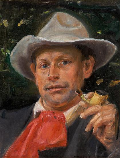 Porträt von Martin Andersen Nexø 1911
