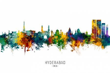 Hyderabad-Skyline Indien