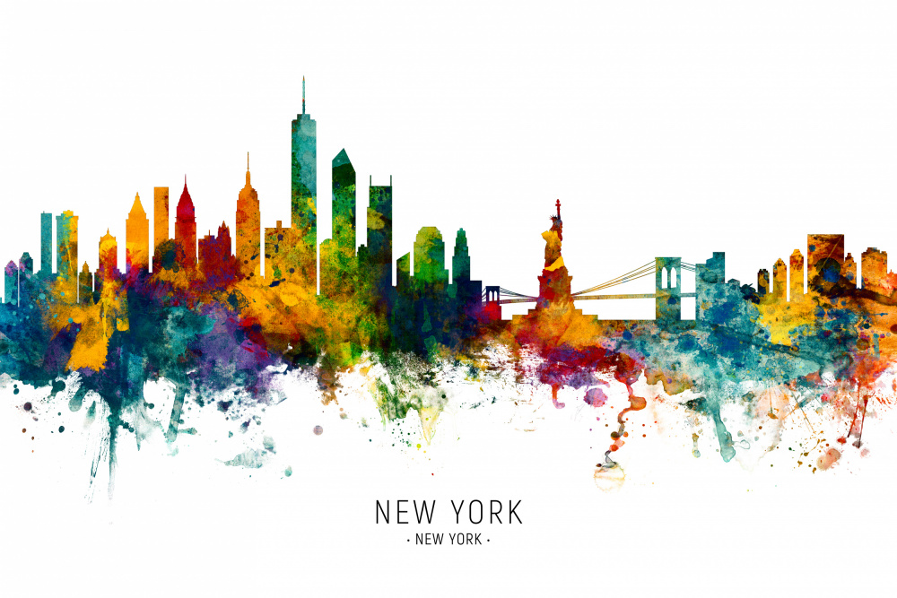 New Yorker Skyline von Michael Tompsett