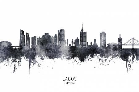 Skyline von Lagos,Nigeria