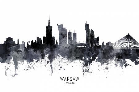 Skyline von Warschau,Polen