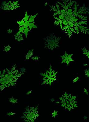 snowflake fall matrix von Michael Travers