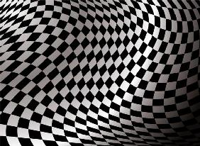 checkered background