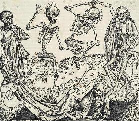 Tanz der Skelette (aus der Schedelschen Weltchronik) 1493