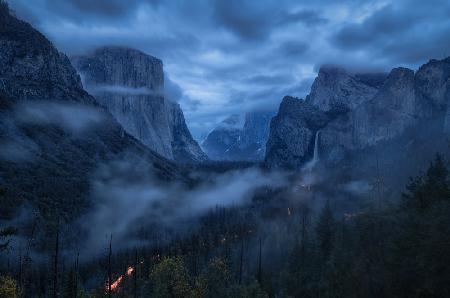 Blaue Stunde Yosemite
