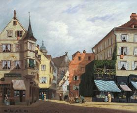 Maison Mathieu, Grand-Rue, Colmar 1876