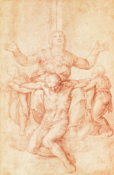 Pietà von Michelangelo (Buonarroti)