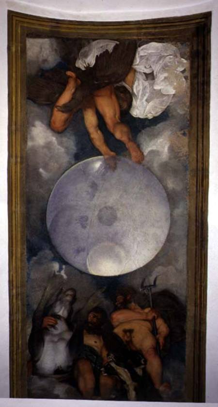 Allegory of the Elements, the Universe and Signs of the Zodiac von Michelangelo (Buonarroti)