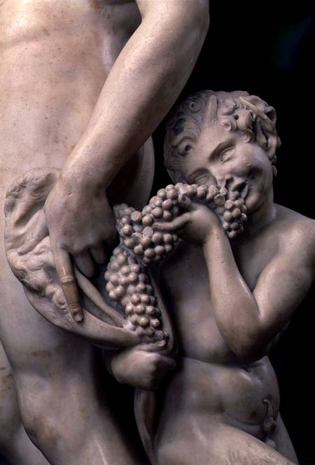 The Drunkenness of Bacchus, detail of the satyr von Michelangelo (Buonarroti)