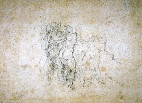 Study for the Last Judgement von Michelangelo (Buonarroti)