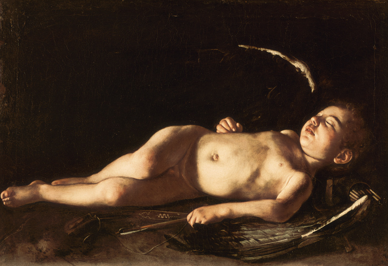 Der schlafende Amor von Michelangelo Caravaggio