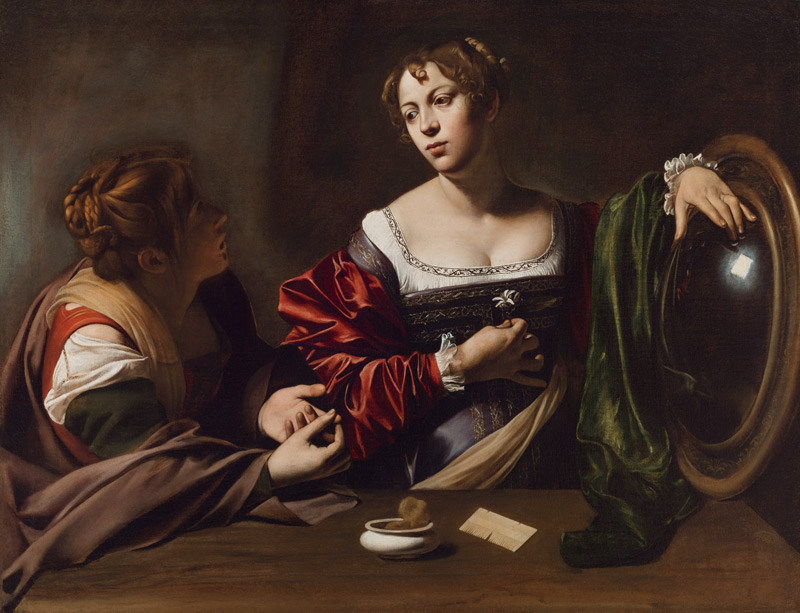 Die Handleserin von Michelangelo Caravaggio
