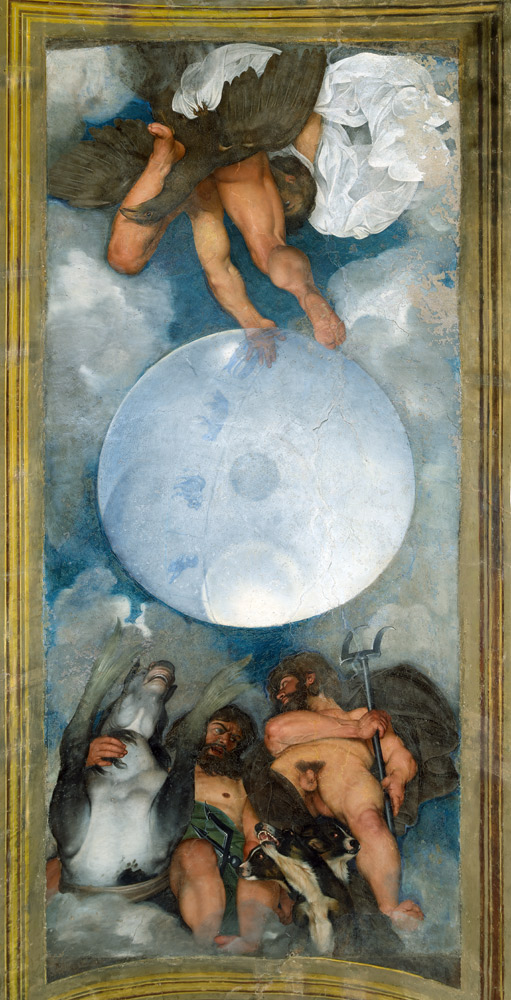 Jupiter, Neptun und Pluto von Michelangelo Caravaggio