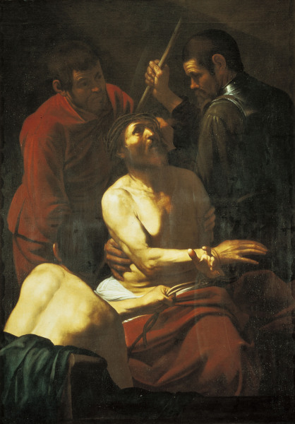 Caravaggio /Crowning with Thorns/ 1602/3 von Michelangelo Caravaggio