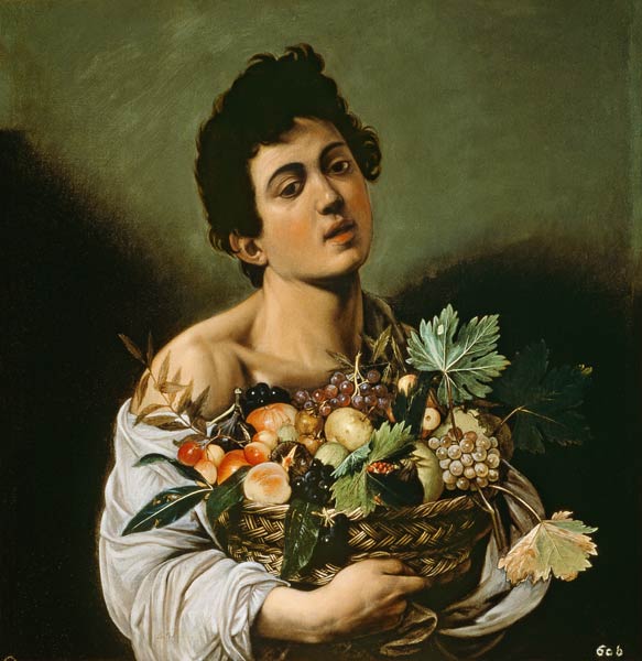 Jüngling mit Fruchtkorb von Michelangelo Caravaggio