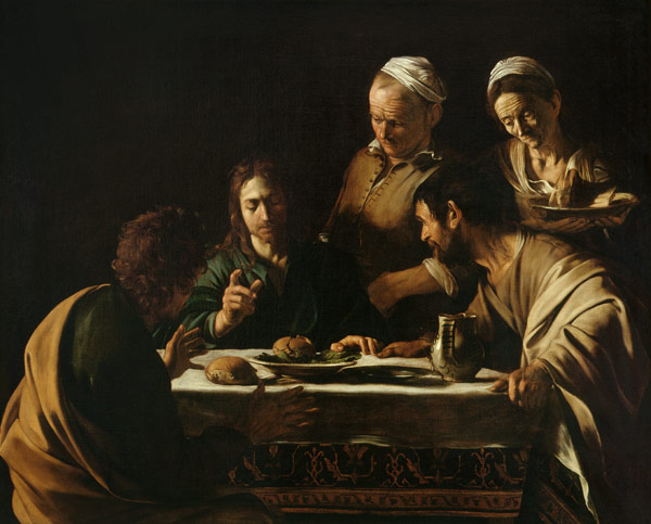 The Supper at Emmaus von Michelangelo Caravaggio