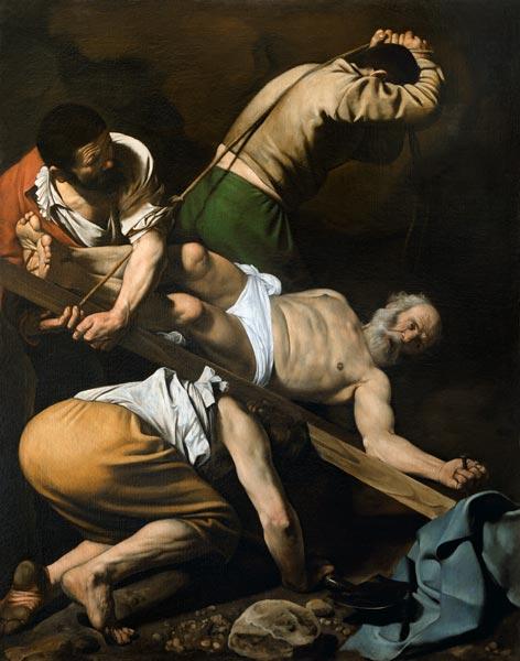 Caravaggio, Kreuzigung Petri