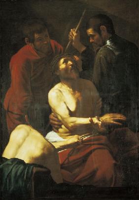 Caravaggio /Crowning with Thorns/ 1602/3