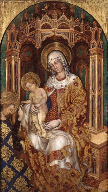 The Mystic Marriage of St. Catherine of Alexandria von Michele Giambono