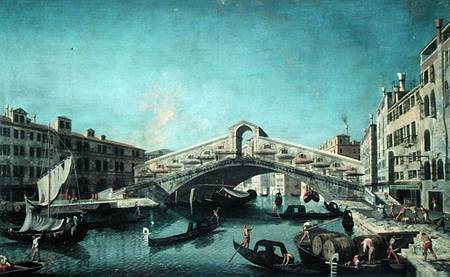 The Rialto Bridge, Venice von Michele Marieschi