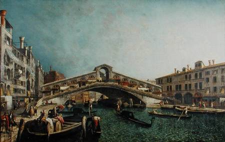 The Rialto Bridge, Venice von Michele Marieschi