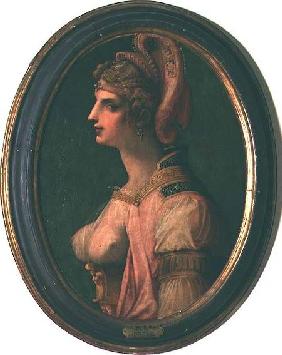 Portrait of a woman, probably Zenobia, Queen of Palmyra