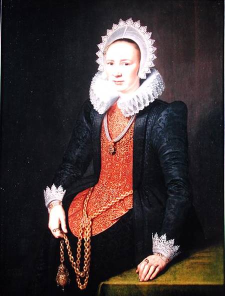 Portrait of a Lady aged 29 von Michiel Jansz. van Miereveld