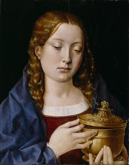 Catherine of Aragon as the Magdalene von Michiel Sittow