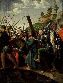 Die Kreuztragung Christi. um 1500