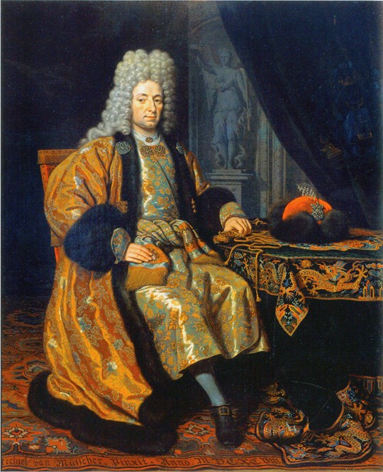 Porträt von François Le Fort (1656-1699) von Michiel van Musscher