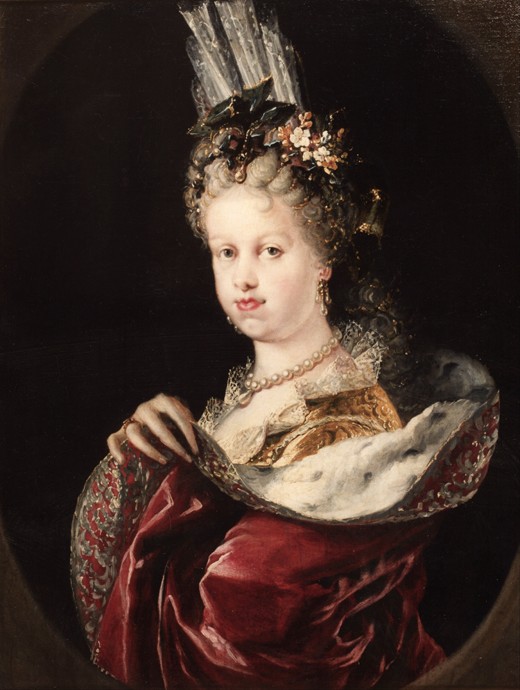 Porträt von Königin Maria Luisa Gabriella von Savoyen von Miguel Jacinto Melendez